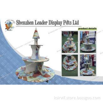 Counter Cupcakes Cardboard Display Stands With Custom Shape